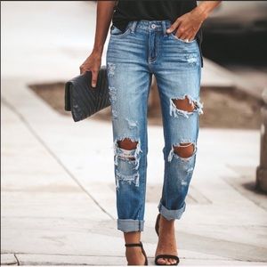 Vici Crawford Boyfriend Jeans Size 7